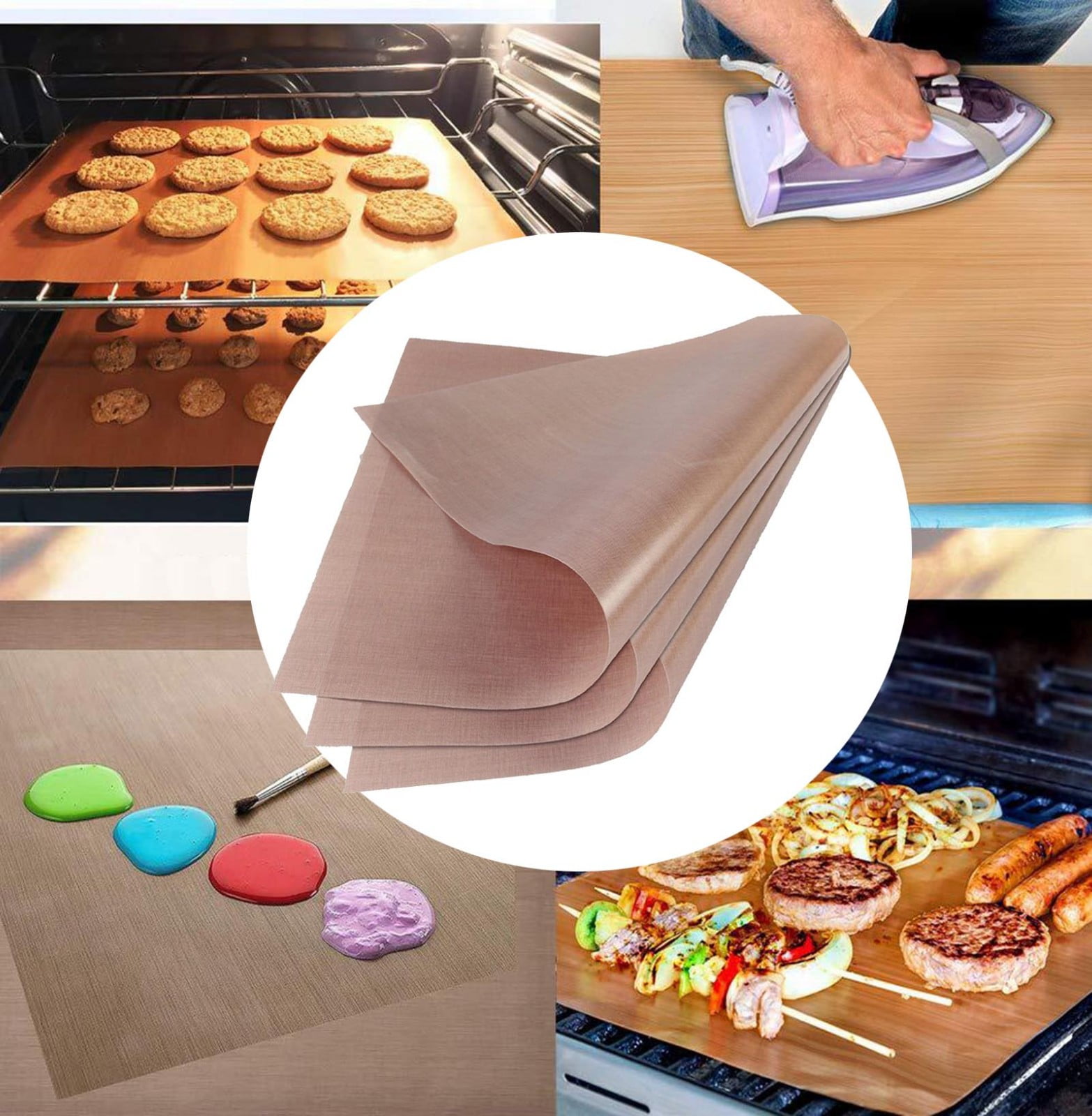 Baking Mats Nonstick Set How to Keep Bath Mat from Slipping Char Broil