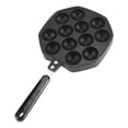 thumbnail image 1 of Baking Mold, 12 Cavities Aluminum Non-stick Takoyaki Grill Pan Plate Octopus Ball/Pancake Maker Baking Mold, Grill Plate, 1 of 8