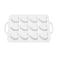 thumbnail image 1 of Baking Mold 12-Cavity Heart Shaped Silicone Tray with Handles for Valentine’S Day Baking, 1 of 9