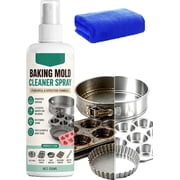 Baking Mold Cleaner Spray, Gentle Formula Silicone & Bakeware Cleaner 3.53oz, Multi-Surface Grease & Food Residue Remover for Cake Pans, Baking Tools & KitchenRL