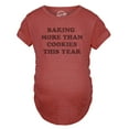 thumbnail image 1 of Baking More Than Cookies This Year Maternity Shirt Funny Cute Xmas Baked Treats Pregnancy Tee, 1 of 7