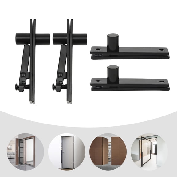 Baking Paint Electroplated Hidden Swivel Door Hinge Silent Shaft Core No Special Tools Needed