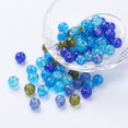thumbnail image 1 of Baking Painted Glass Beads Ocean Mix Round Mixed color 8~8.5x7.5~8mm Hole: 1mm about 100pcs/bag, 1 of 3