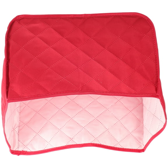 Red Polyester Bread Machine Cover Dust Protector for Toaster Oven Air Fryer Home Kitchen Appliance