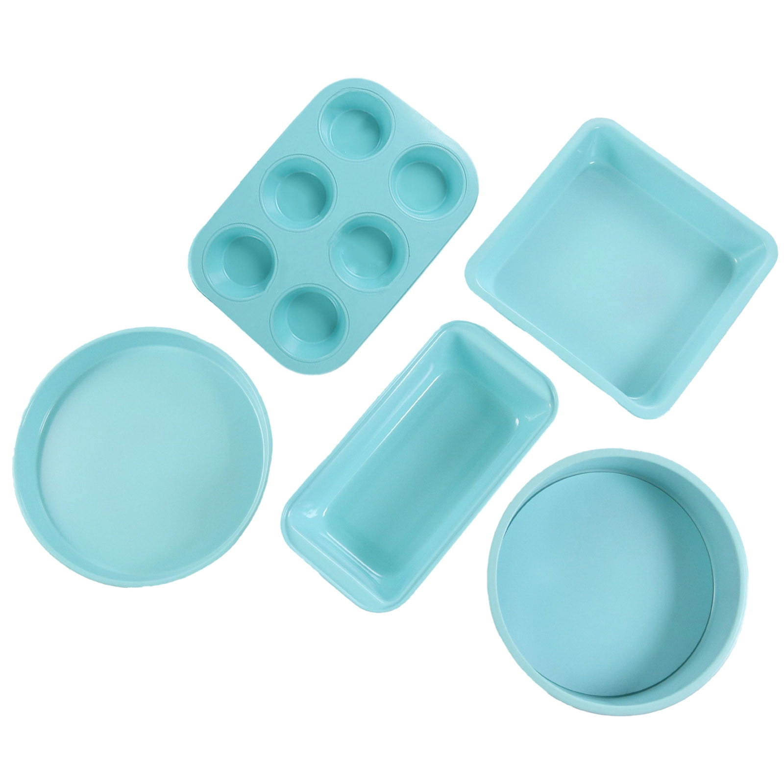 Baking Pan Set Nonstick Steel Bakeware Tools Loose Bottom Cake Pizza