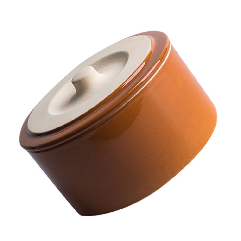 Baking Pan with Lid Japanese Rice Steamed Bowl Mini Stew Pot Cream of