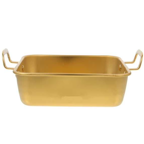 Baking Pans Cake Nonstick Bakeware Binaural French Fries Dish Stainless Steel Mousse Casserole