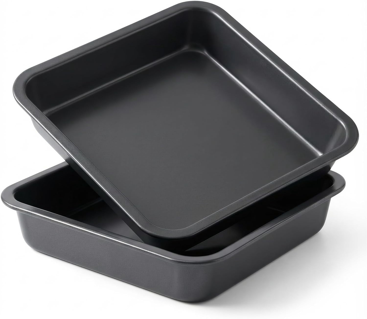 Baking Pans Set Clearance 8-Inch Non-Stick Square Cake Pan, Rust ...