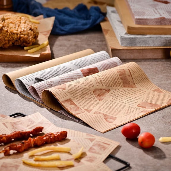 Baking Paper, 50 Packs, High Temperature Resistant and Greaseproof Baking Paper, Non-Stick Baking Paper Sheets for Cooking, Grilling and Air Fryer, 20cm x 20cm/7.87" x 7.87"