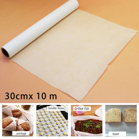 Baking Paper Barbecue Double Sided Silicone Oil Parchment Bakery BBQ Party,10Meter