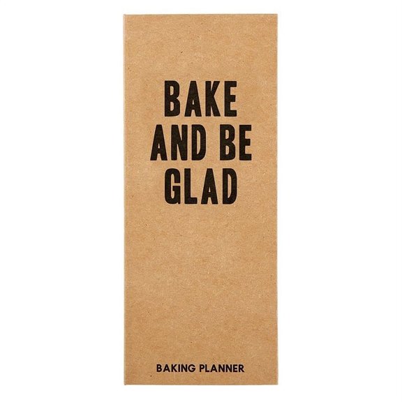 Baking Planner Book-Bake & Be Glad (80 Tear Off Sheets) (3.5  X 9 )