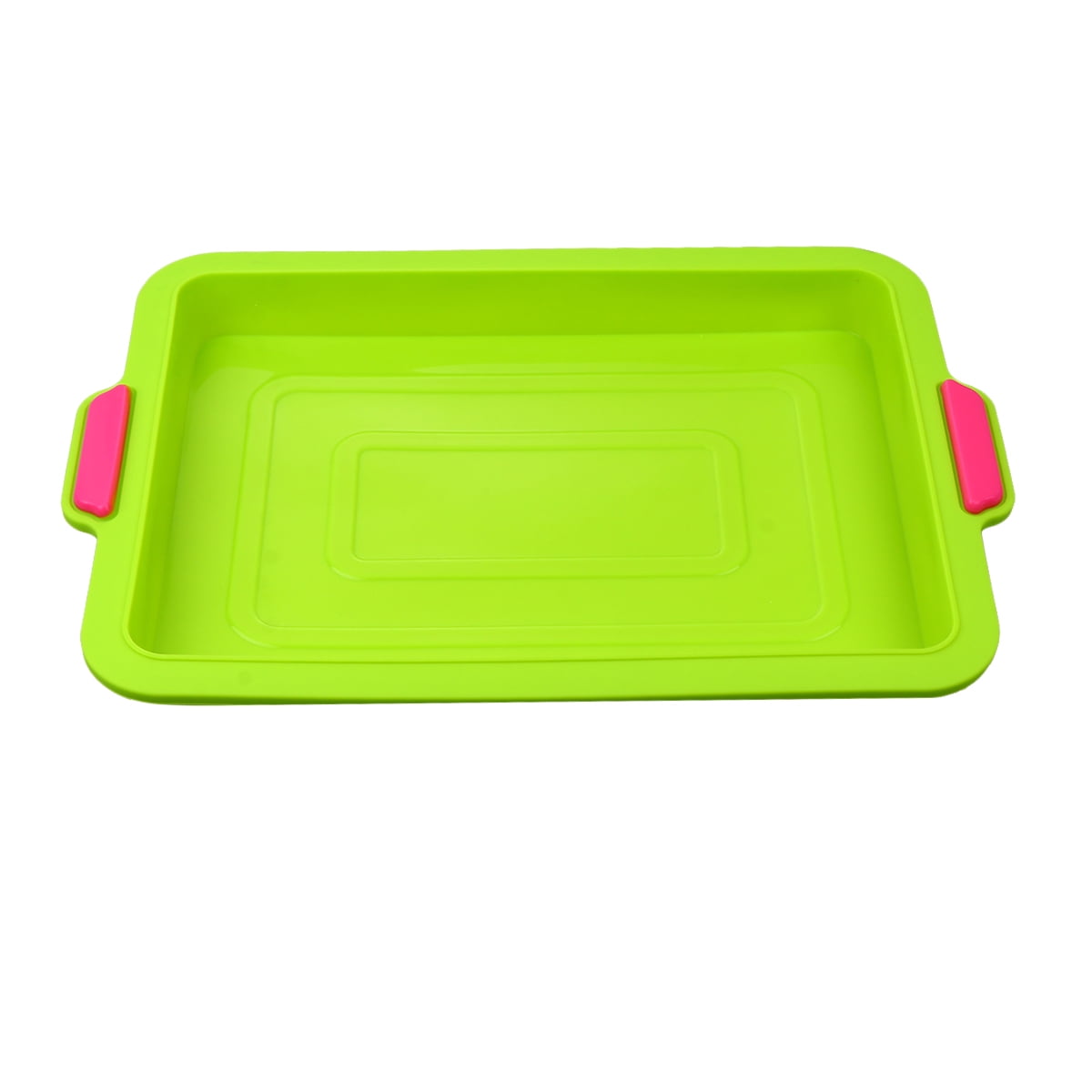Baking Plate Silicone Tray Portable Storage Cake Biscuit Bread