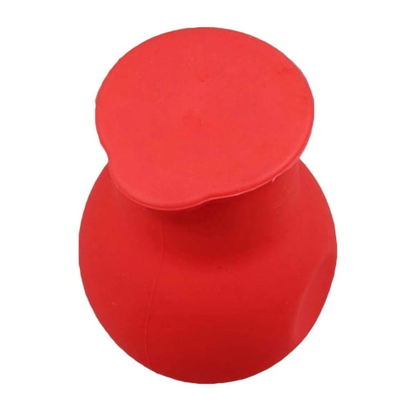 NIAIZEK Red Silicone Baking Pot for Melting Chocolate Butter Sauce Microwave Safe Pouring Tool