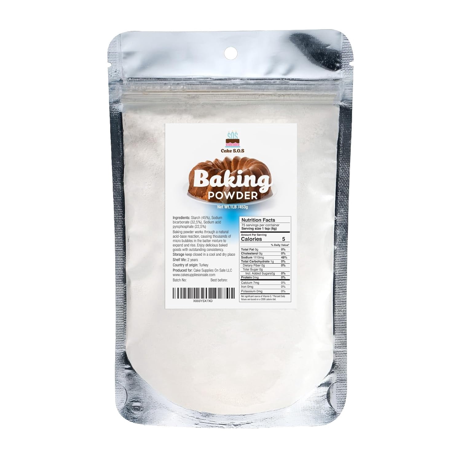 Baking Powder 1 lb. - Walmart.com