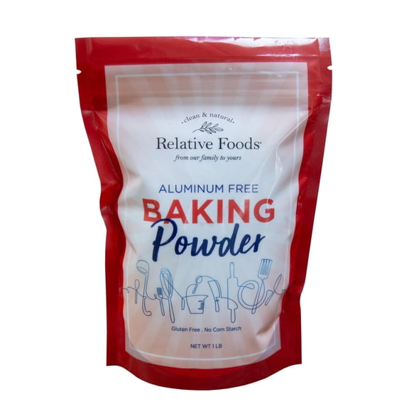 Baking Powder, 1 pound No added Aluminum, Corn Starch Free, gluten free. Made in our USA allergen free facility. Premium leavening agent.