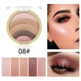 thumbnail image 1 of Baking Powder Eye Shadow, Multi-Function Eyeshadow Palette, Long-Lasting Shiny Highlight Blusher, Fine Texture Easy Apply Makeup Tool for Natural Gradient Look, 1 of 6