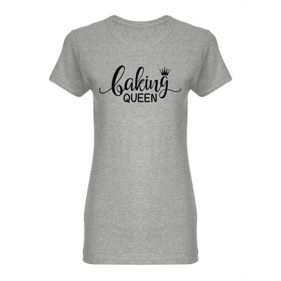 Baking Queen Design Shaped Tee Women's -Image by Shutterstock