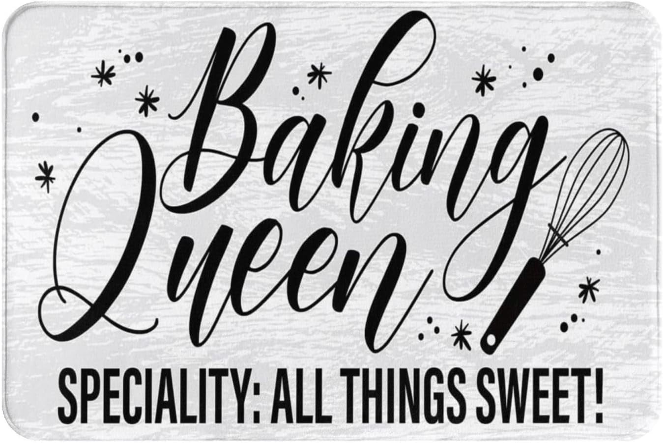 Baking Queen Kitchen NonSlip Absorbent Resist Dirt Doormat