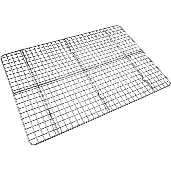 Baking Rack Cooking Rack ,Stainless Steel Wire Cooling Drying Roasting Rack, Fits Half Sheet Cookie Pans, Commercial Quality, Oven & Dishwasher Safe