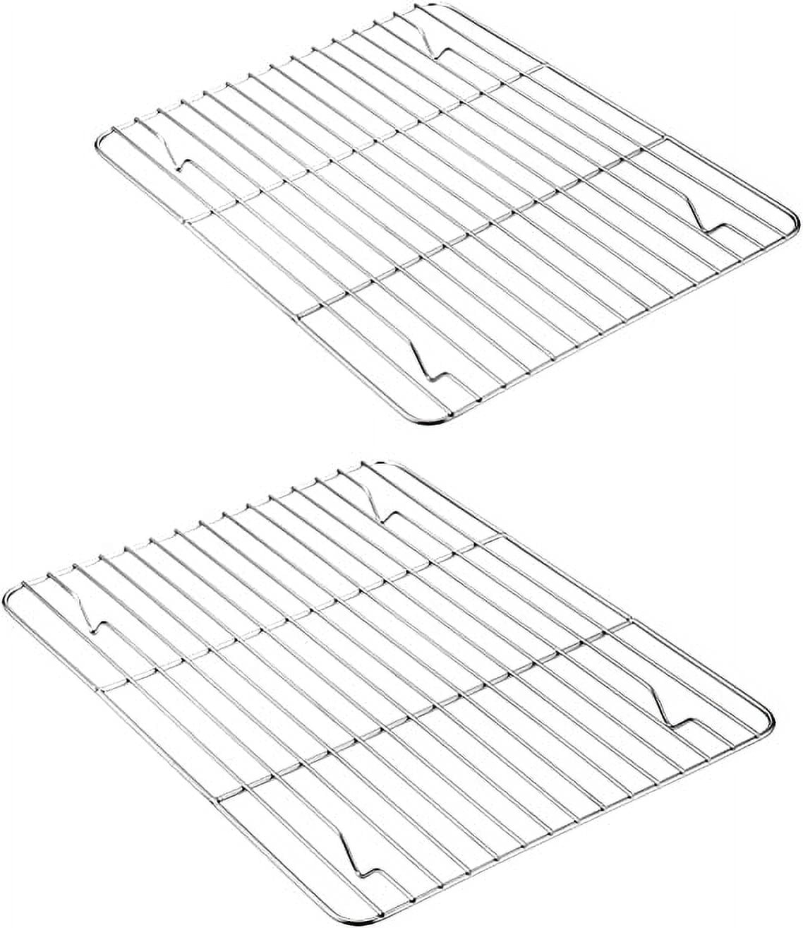 Set of 2 Stainless Steel Cooling Racks for Baking and Roasting