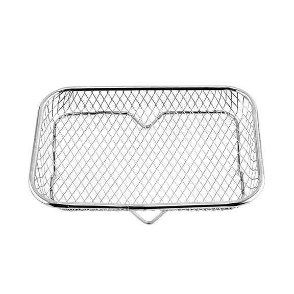 Baking Rack, Stainless Steel Square Wire Mesh for Cooling Roasting Steaming and Draining Heavy Duty Food Grade Grid for Kitchen Oven and Air Fryer, Silver