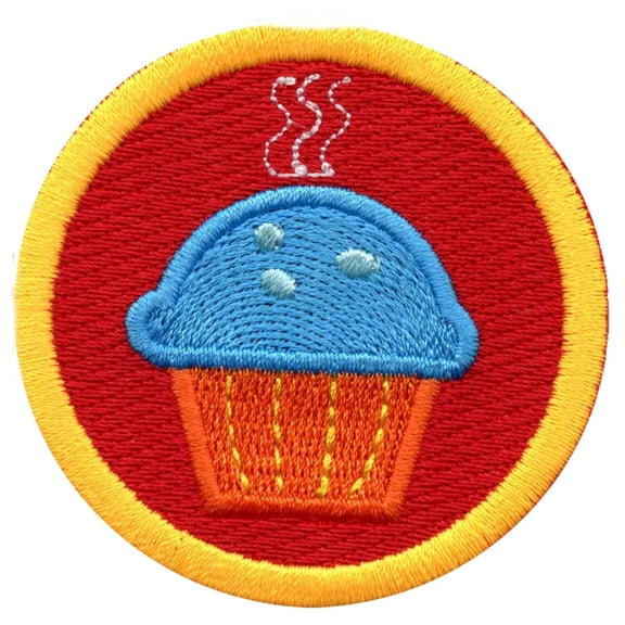 Baking Scout Merit Badge Embroidered Iron on Patch