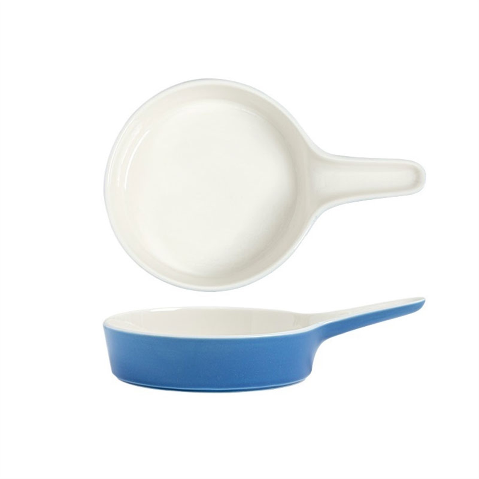 Baking and Serving Dish Ceramic Singlehandled Baking Dish Household