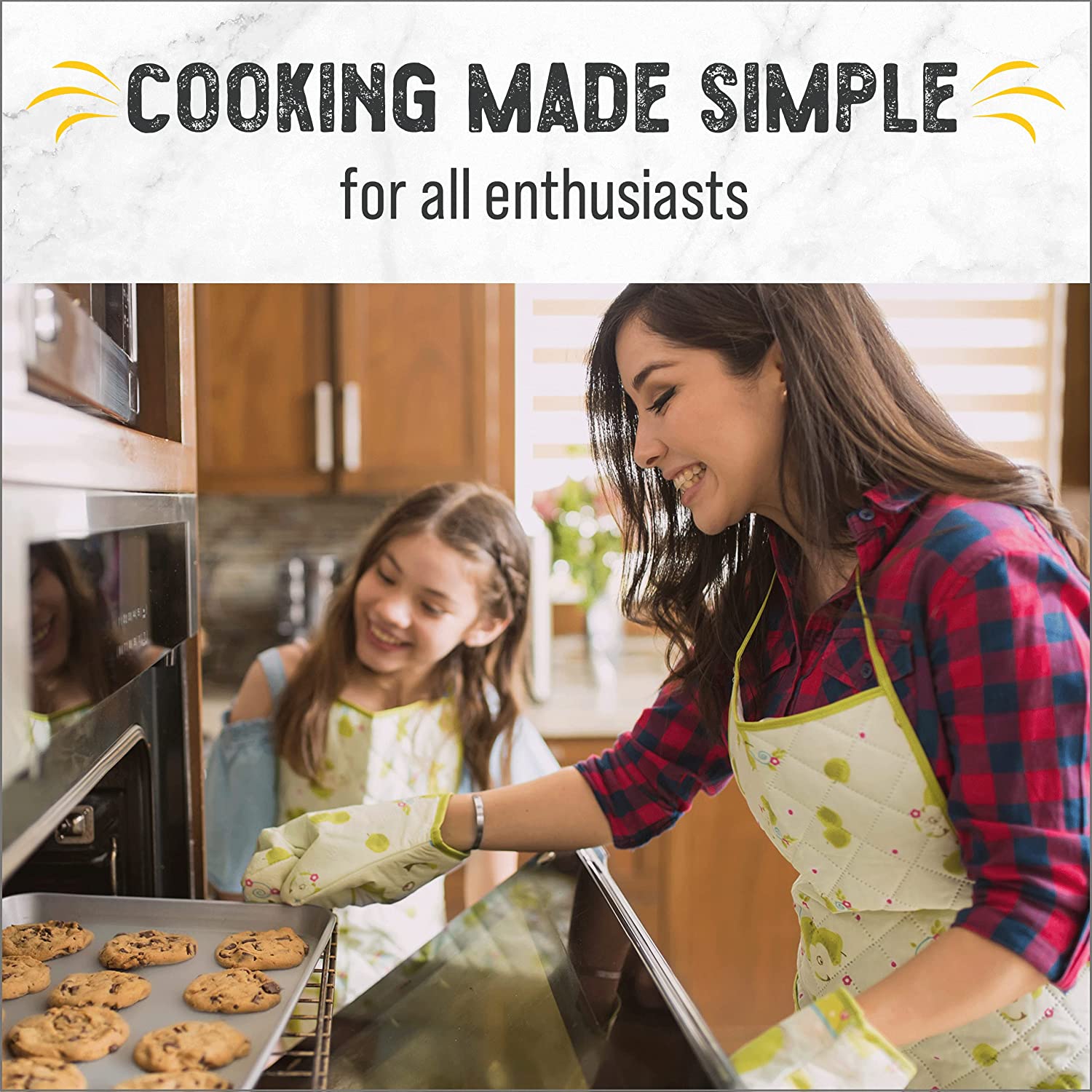 Baking Sheet, 2 Pack Half Sheet Pan with Stainless Steel Wire Rack Set ...