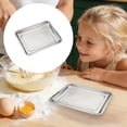 thumbnail image 1 of Baking Sheet Metal Serving Tray – Rectangular Tray for Indoor Use (10.63*4*1.9 in), 1 of 9