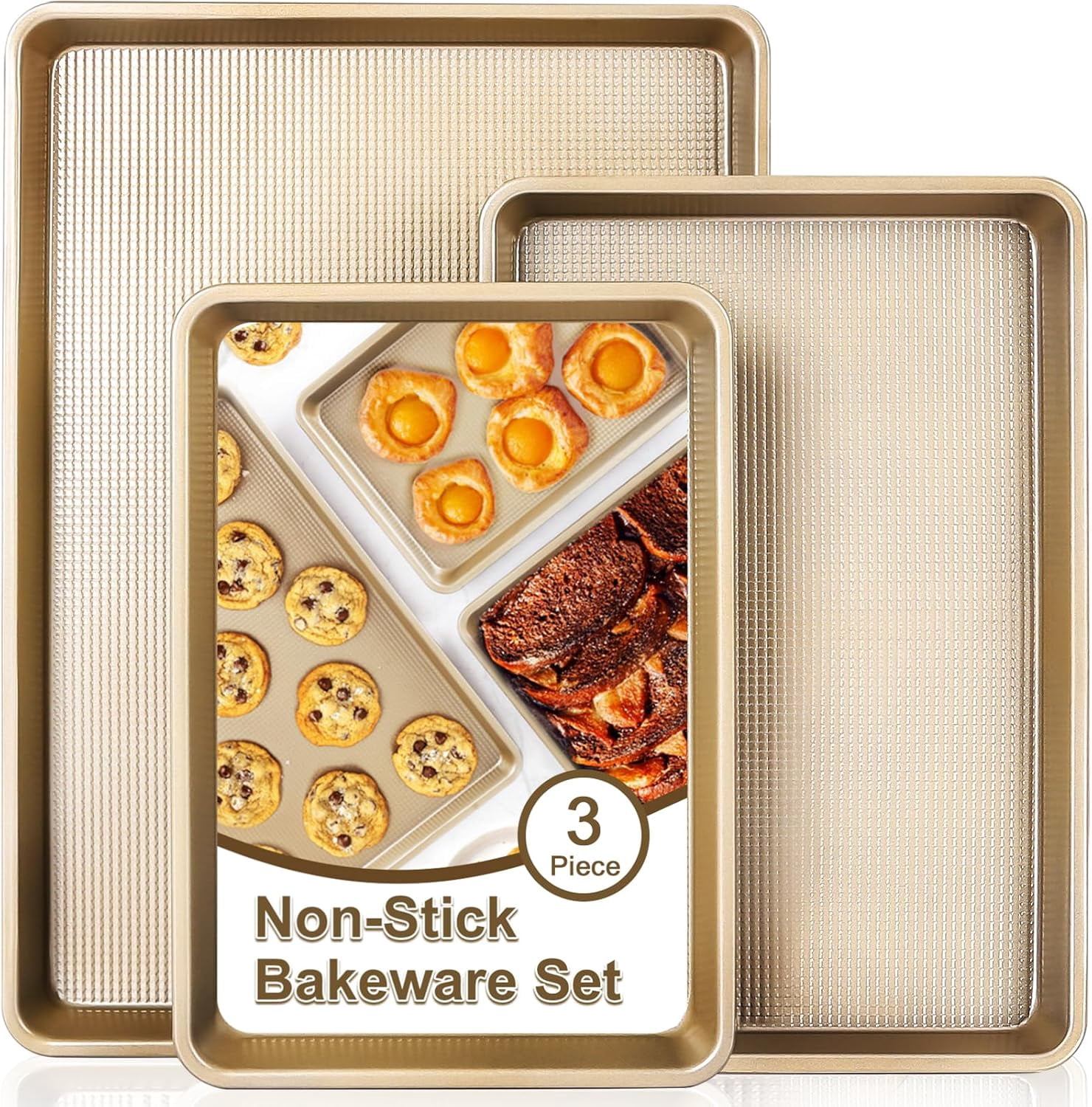 Baking Sheet Pan Set of 3
