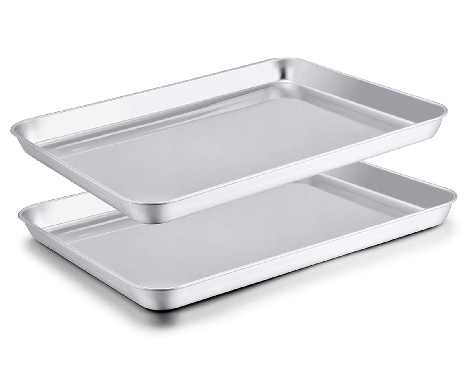 16inch Stainless Steel Baking Sheet Set of 2 for Baking, Roasting and Serving