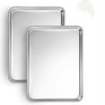 thumbnail image 1 of Baking Sheets Stainless Steel Baking Pans Nonstick Baking Pans Set for Cookies and Cakes, 16 x 12 in, Set of 2, Silver, 1 of 6