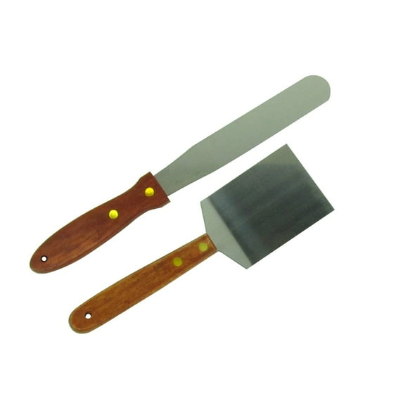 Baking Spatula Cake Decorating Tool Cupcake Icing Spreader 2 Pc Kitchen Utensil Set