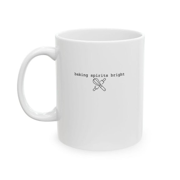 Baking Spiri Bright, CH1Ristmas baking Mug, CH1Ristmas oa mug, CH1Ristmas cookie excH1ange, Baking Crew Mug, gift for baker,