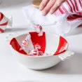thumbnail image 1 of Baking Spirits Bright Bowl Peppermint Candy Ceramic Serving Dish, 7.5"L, 1 of 1