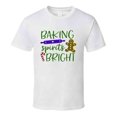 thumbnail image 1 of Baking Spirits Bright Christmas Tee Holiday Tshirt Great Yuletide T Shirt, 1 of 1