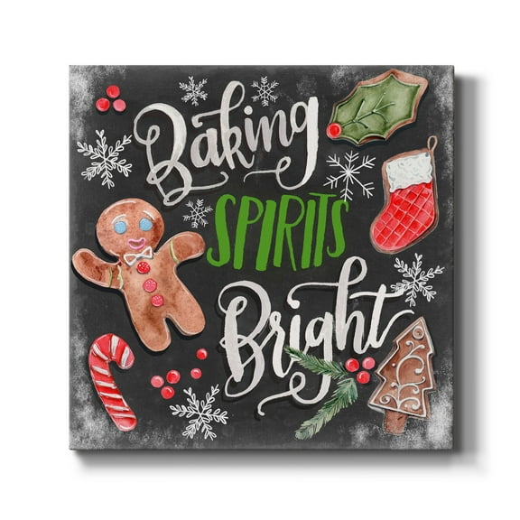 Baking Spirits Bright I- Gallery Wrapped Canvas