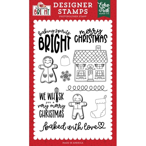 Baking Spirits Bright: Gingerbread Stamp Set