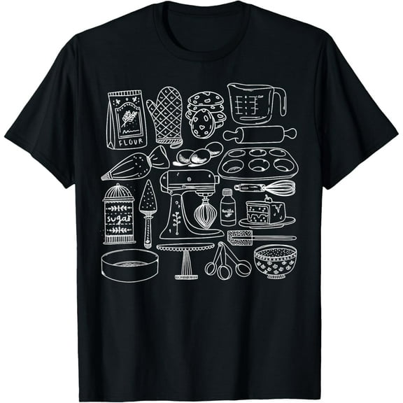 Baking Supplies Baking Tools Bakers Chef Bakery Cookies T-Shirt