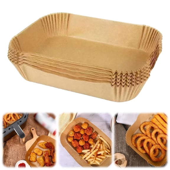 Baking Supplies Top Gadgets for Bakers Disposable Fryer Paper Liners Non Stick Parchment Accessories，Disposable Fryer Paper Liners Non Stick Parchment Accessories