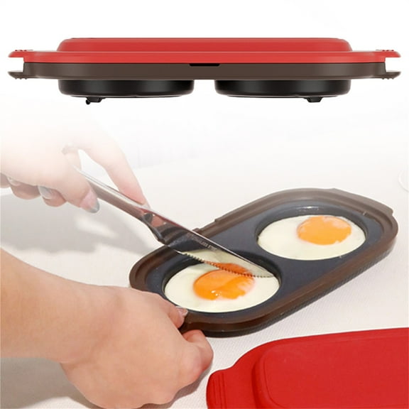 Baking Supplies Top Gadgets for Bakers Quick Heat Microwave Egg Cooker|Poacher|Fryer Multi Use Microwave Egg Maker for Breakfast Sandwiches Dishwasher Time Portable for Home Travel Gifts(Red)