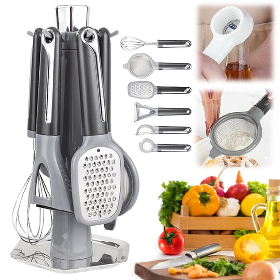 Baking Supplies Top Gadgets for Bakers Kitchen Helper Set Household Multi Functional Small Tools Storage Rack Grater Egg Beater Filter