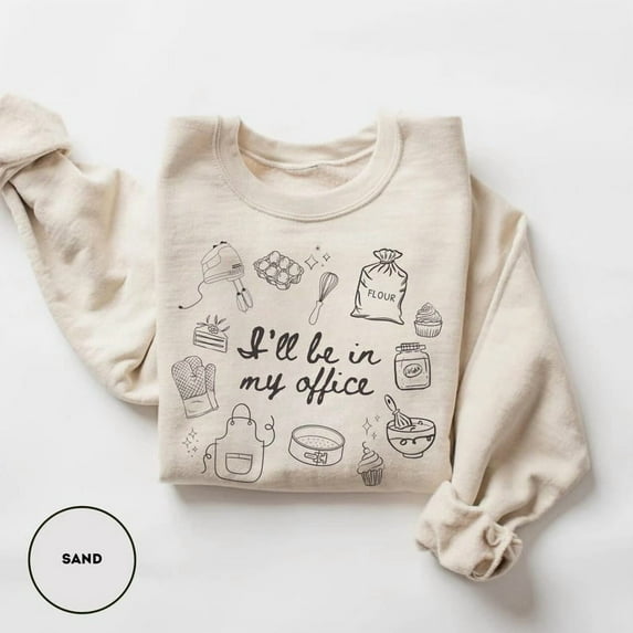 Baking Sweatshirt Baker Sweatshirt For Cooking Crewneck For Baking Moms - Sizes S-5XL ,Art Print JSC
