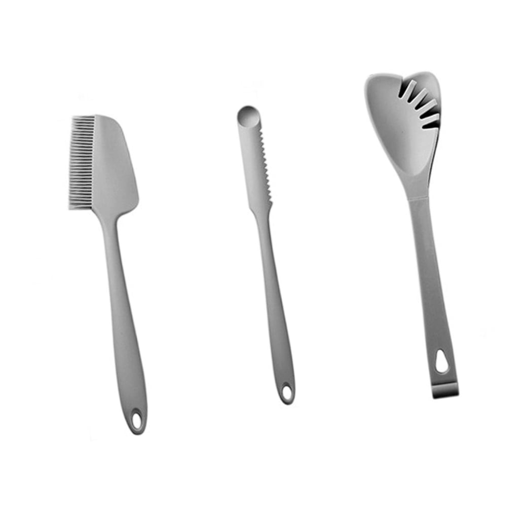Baking Tool Set of 3 High Temperatures Safe Scrapers Soft Silicone ...