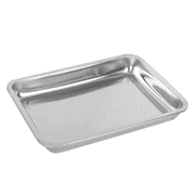 Baking Tray*1, Fdelink 04 36*27*4.8 Deep Stainless Steel Square Tray Rectangular Tray Steamed Rice Tray Grilled Fish Tray G