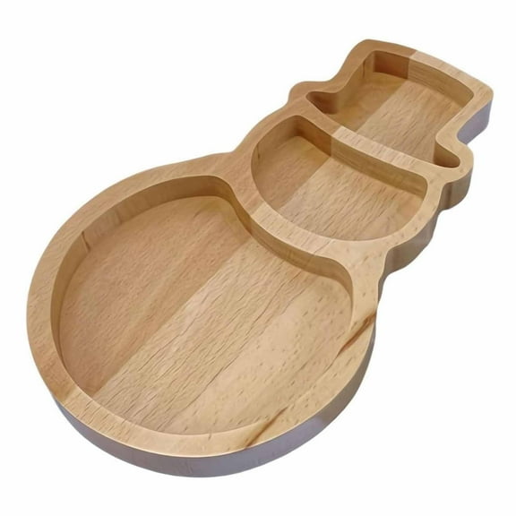 Baking Trays Wood Christmas Tree Serving Tray Charcuterie Board Cutting Board Dish for Cheese Fruit Bread Vegetables Snacks and Desserts