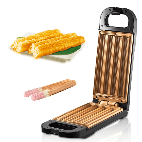 Baking gadgets Extra Savings Churro Maker Machine 850W Churro Maker Nonstick Easy Cleaning Double Ed Heating Multifunctional Churro Machine Churro Making Tools Baking Machine For Stick