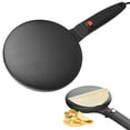 thumbnail image 1 of Baking tools Instant Crepe Maker 8" Griddle Crepe Maker Non Stick Pan Auto Thermostat Handheld Long Handle Portable Breakfast Maker For Pancake Chapati, 1 of 9