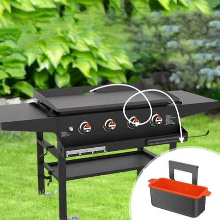 Baking trayPremium Grill Drip Pan Ea Sy To Clean Oil Tray for Grilling Pre Vents Mess Multi Functional Design with Side Grill Rack Reusable And E Co FriendlyHomnglonglong