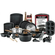 Bakken 20-Piece Kitchen Cookware Set   Granite Non-Stick   Eco-Friendly   for All Stoves & Oven-Safe - Marble coating